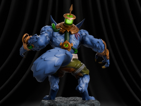 Warwick - League of Legends 3D printmodel