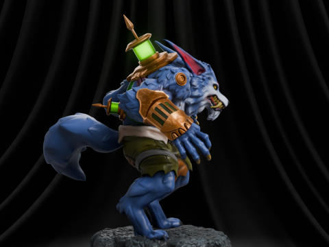 Warwick - League of Legends 3D printmodel