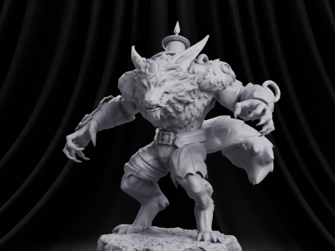Warwick - League of Legends 3D printmodel