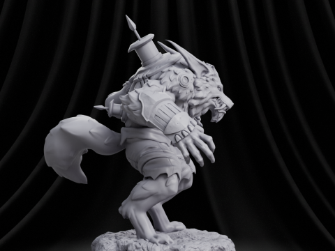 Warwick - League of Legends 3D printmodel