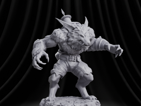 Warwick - League of Legends 3D printmodel