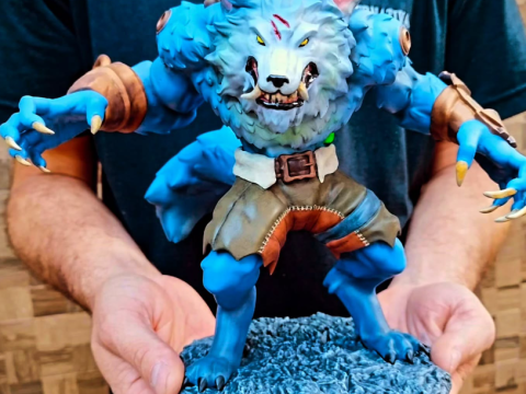 Warwick - League of Legends 3D printmodel