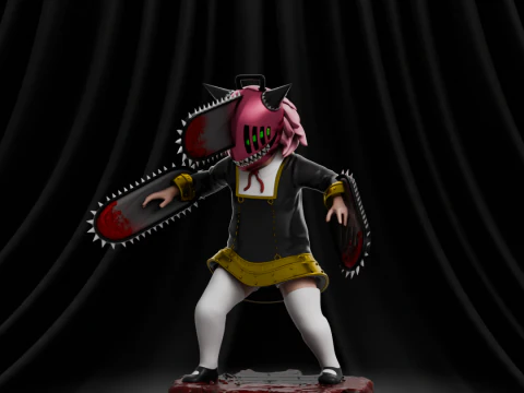 Anya Forger x Kettens&auml;ge 3D Druckmodell