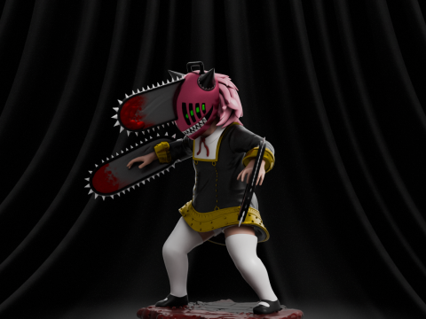 Anya Forger x Chainsaw 3D-Druckmodell