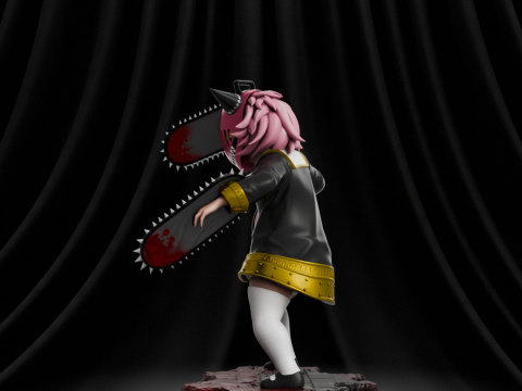 Anya Forger x Chainsaw 3D-Druckmodell