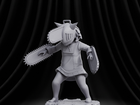 Anya Forger x Chainsaw 3D-Druckmodell