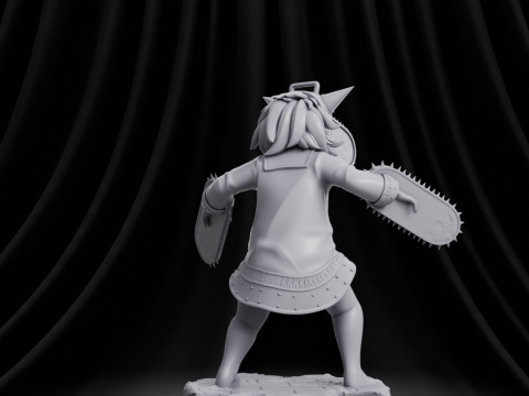 Anya Forger x Chainsaw 3D-Druckmodell