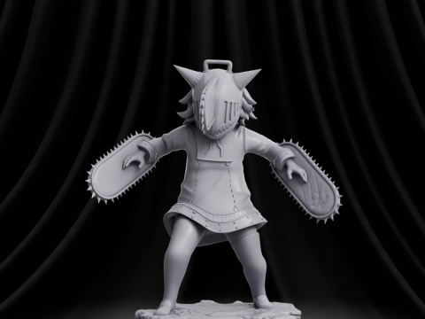 Anya Forger x Chainsaw 3D-Druckmodell