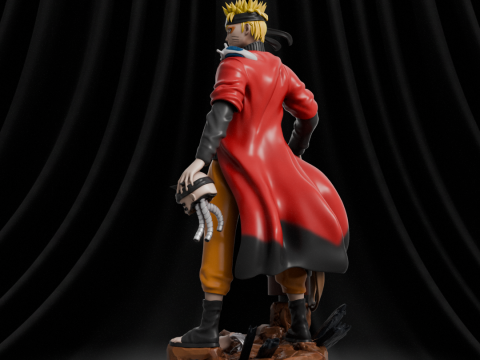 Naruto Sennin Mode 3Dプリントモデル