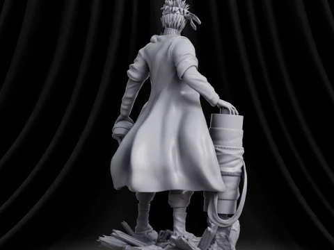 火影忍者模式 3D 打印模型