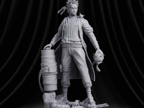 火影忍者模式 3D 打印模型