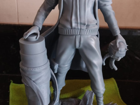 Naruto Sennin Mode 3Dプリントモデル