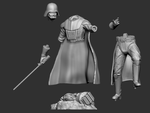 Darth Vader Modello di stampa 3D