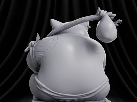Pokemon Snorlax Yakuza 3D Print Model