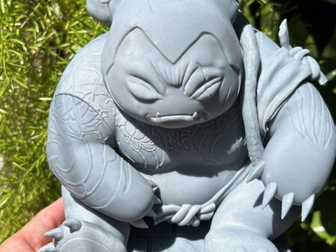 Pokemon Snorlax Yakuza 3D Print Model