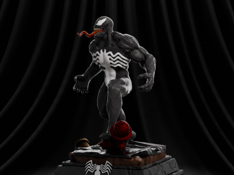 Venom 3Dプリントモデル