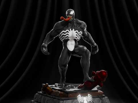Venom 3Dプリントモデル