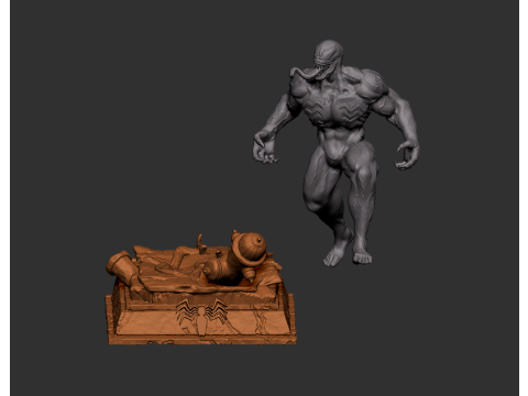 Venom 3Dプリントモデル