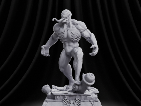 Venom 3Dプリントモデル