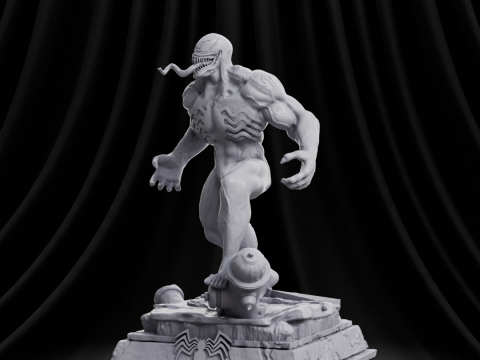 Venom 3Dプリントモデル