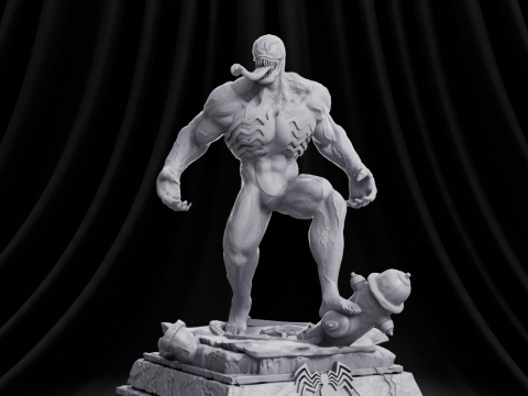Venom 3Dプリントモデル