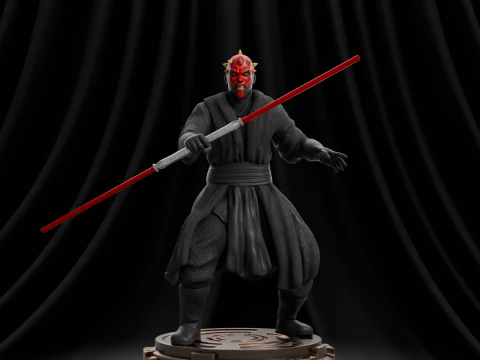 Guerra nas Estrelas - Darth Maul Modelo de Impressão 3D