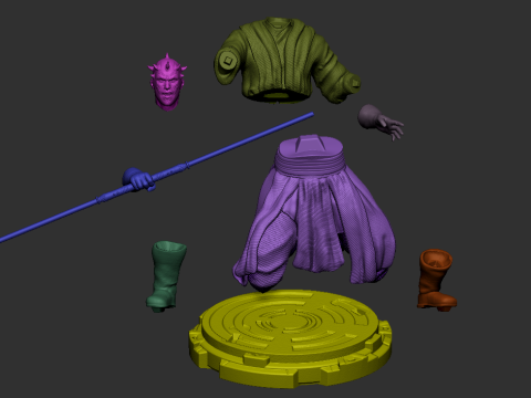 Star Wars - Darth Maul 3D Print Model