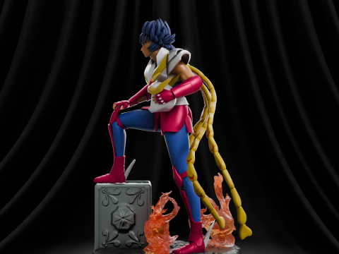 Ikki Phoenix Saint Seiya 3D Print Model