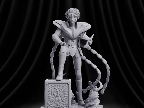 Ikki Phoenix Saint Seiya 3D Print Model