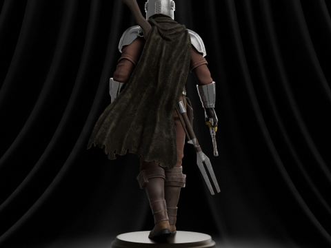 Din Djarin Mandalorian Mando 3D Принт Модель