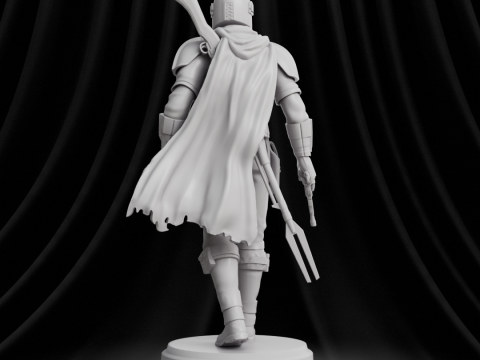 Din Djarin Mandalorian Mando 3D Принт Модель