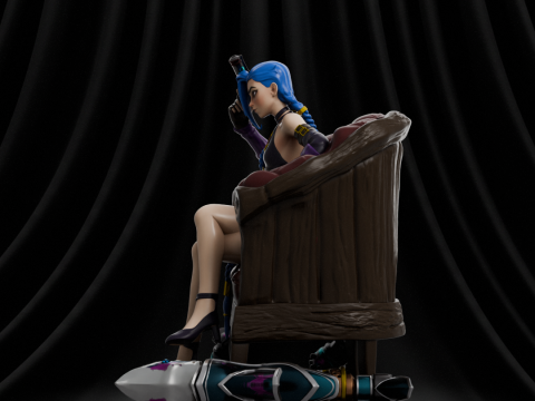 Jinx Arcane Custom 3D Print Model