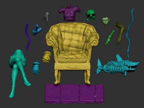 Jinx Arcano personalizzato Modello di stampa 3D