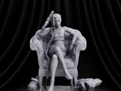 Jinx Arcano personalizzato Modello di stampa 3D