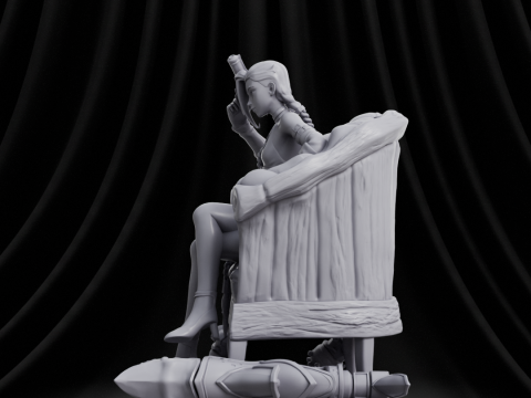 Jinx Arcane Custom 3D Print Model