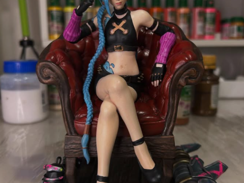 Jinx Arcane Custom 3D Print Model