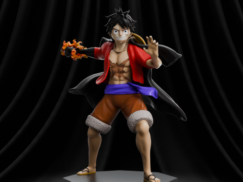 Luffy - One Piece 3D Print Model