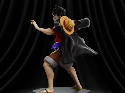 Luffy - One Piece 3Dプリントモデル