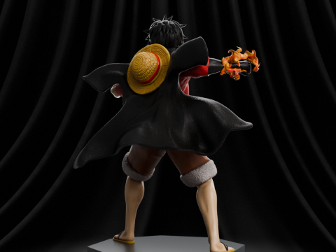 Luffy - One Piece 3Dプリントモデル