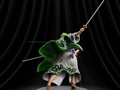Roronoa Zoro - One Piece 3D 프린트 모델