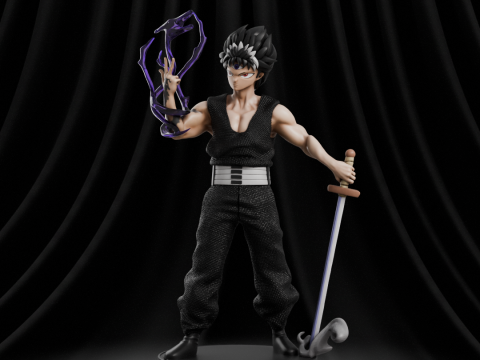 Hiei - Yu Yu Hakusho Model Cetak 3D
