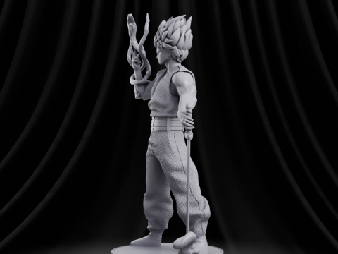 Hiei - Yu Yu Hakusho Model Cetak 3D