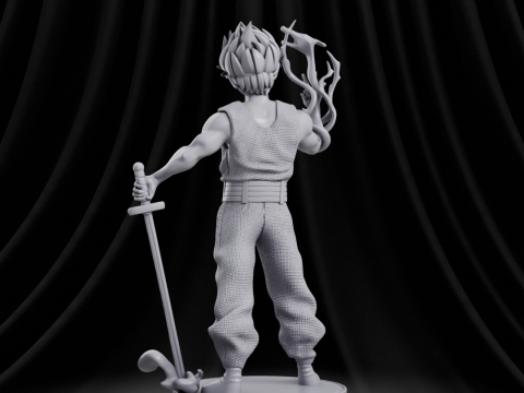 Hiei - Yu Yu Hakusho Model Cetak 3D