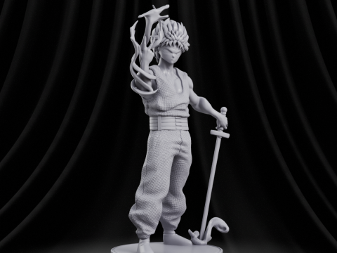 Hiei - Yu Yu Hakusho Model Cetak 3D