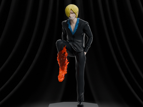 Sanji - One Piece Model do druku 3D