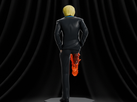 Sanji - One Piece Model do druku 3D