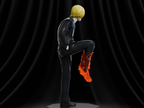 Sanji - One Piece Model do druku 3D