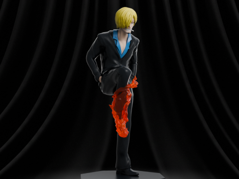 Sanji - One Piece Model do druku 3D