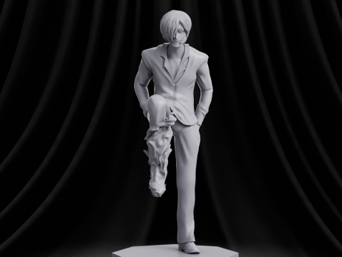 Sanji - One Piece Model do druku 3D
