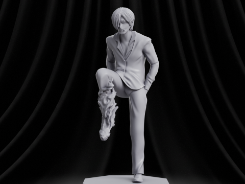 Sanji - One Piece Model do druku 3D